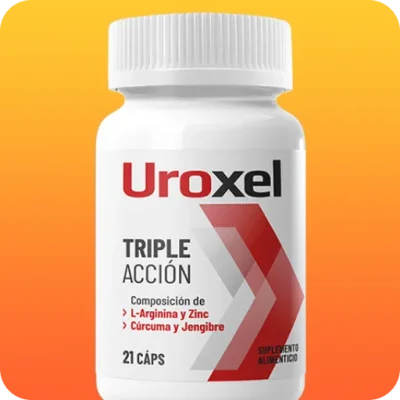 Uroxel Triple Acción — suplemento natural para hombres, 21 cápsulas, precio MX$590